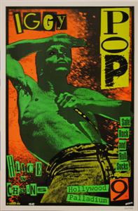 KOZIK IGGY POP ALICE IN CHAINS CONCERT POSTER SIGNED | eBay