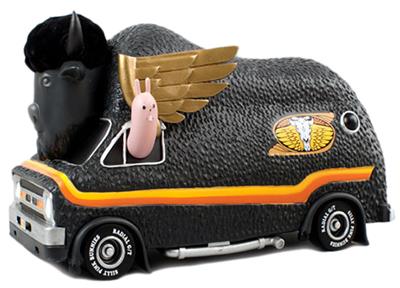 JEREMY FISH'S BISON VAN SF EDITION VINYL FIGURE VEHICLE BY 3D