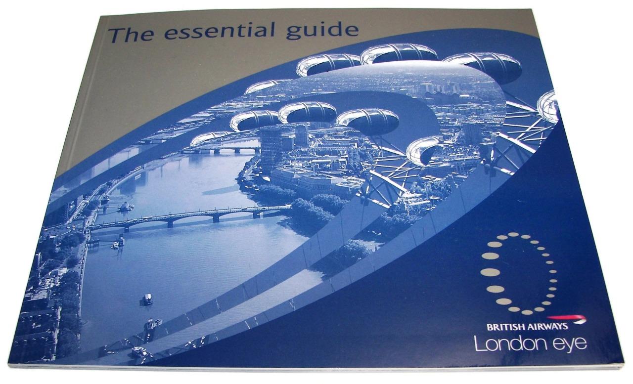 Vtg 2000 Essential Guide: British Airways London Eye Book, Barfield Souvenir-SH1