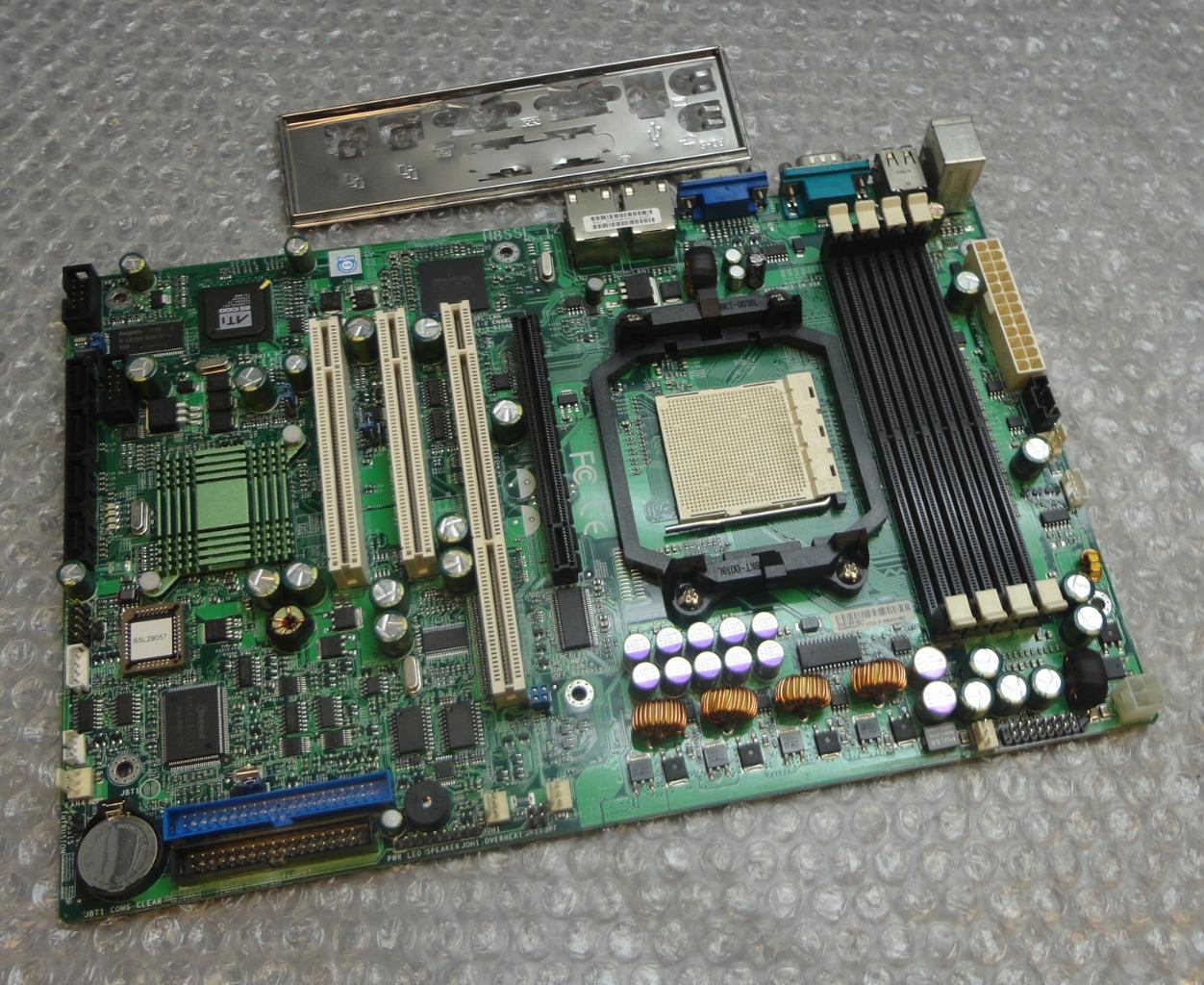 Supermicro H8ssl I2 Rev 1 01 Socket Am2 Motherboard Complete With Back Plate Ebay
