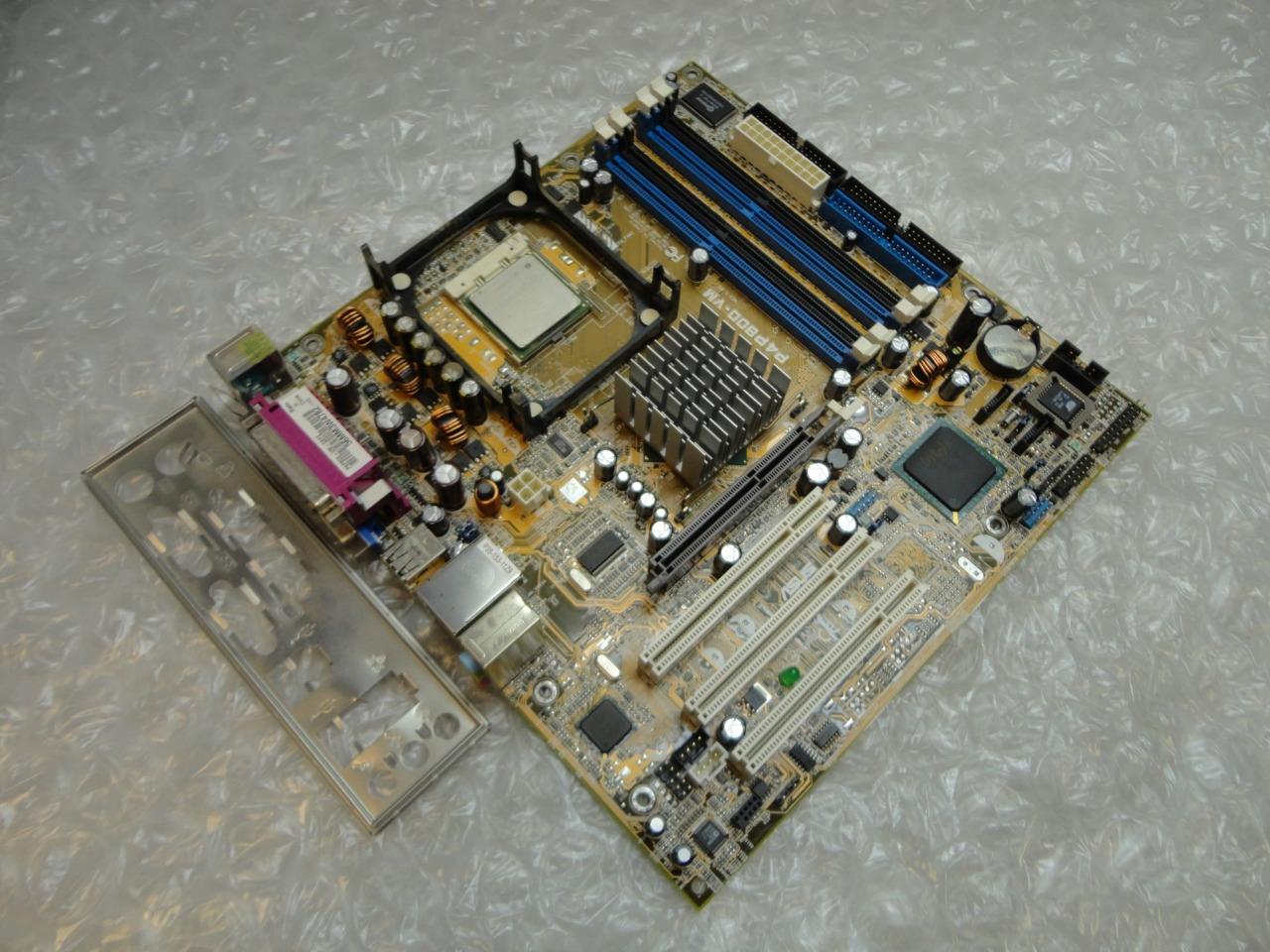Genuine Asus P4P800-VM/S Socket LGA 478 Motherboard With CPU | eBay