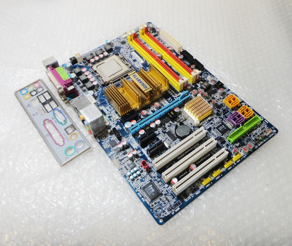 Original GIGABYTE GA-P35-DS3 Sockel 775 Motherboard Komplett Mit