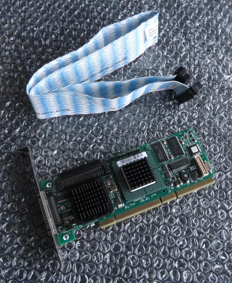 LSI Logic PCBX520A2 SCSI RAID Controller PCIX Card with Cable