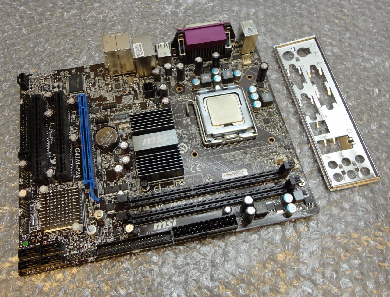 MSI Microstar G41MP28 / MS7592 VER 5.2 Socket 775 Motherboard