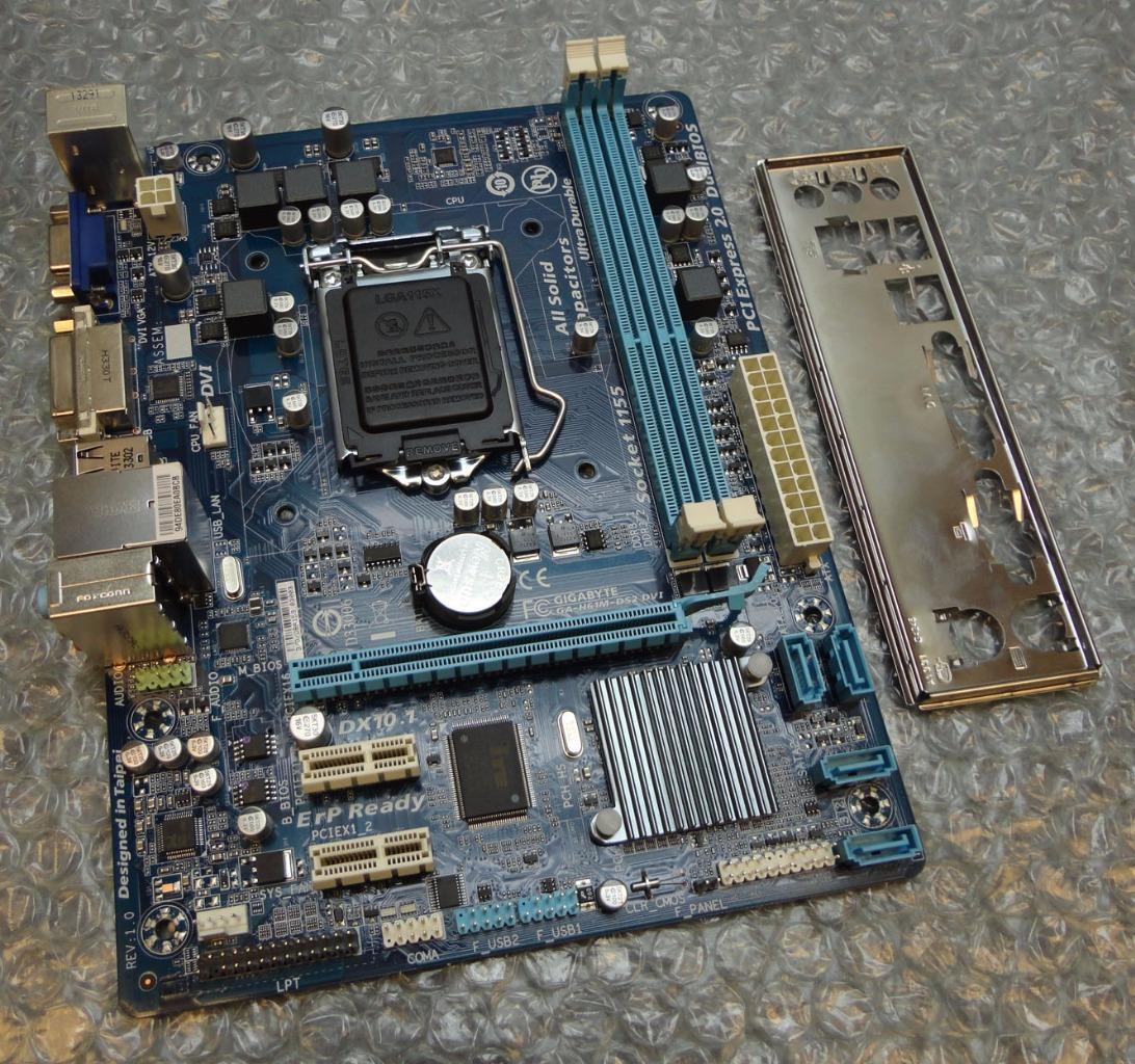 Gigabyte Ga H61m Ds2 Rev 5 0 Intel H61 Chipset Socket 1155 Ultra Durabl Shopee Singapore