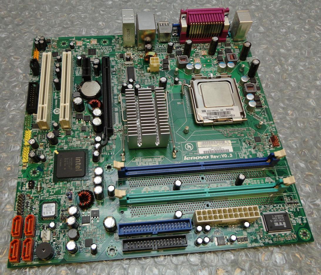 Lenovo 45r2453 Rev V0 3 Intel Socket 775 Motherboard Mit Dualcore Prozessor Ebay