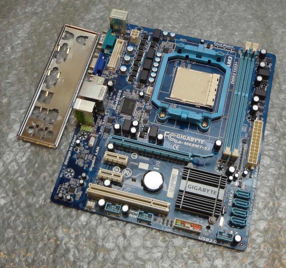 Gigabyte GAM68MTS2 REV1.3 Socket AM3 Motherboard / System Board with