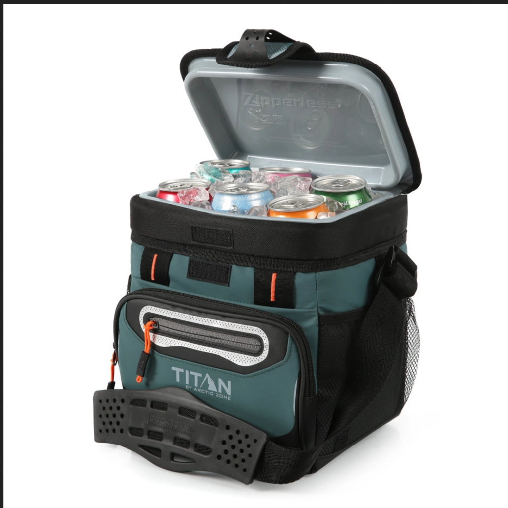 New TITAN by Arctic Zone Handy 9 Can Zipperless HardBody Cooler Beach PicnicEsky - Picture 27 of 27