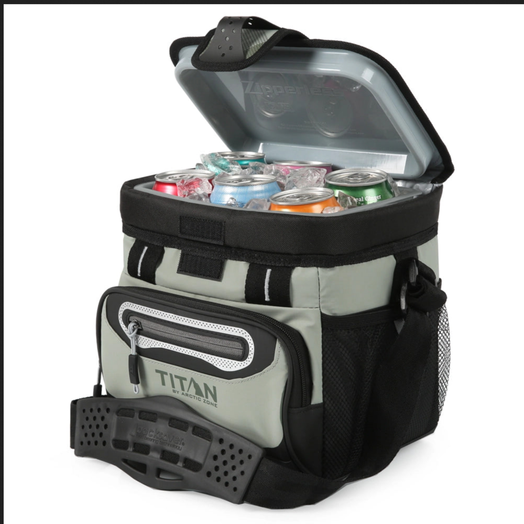 New TITAN by Arctic Zone Handy 9 Can Zipperless HardBody Cooler Beach PicnicEsky - Picture 25 of 27