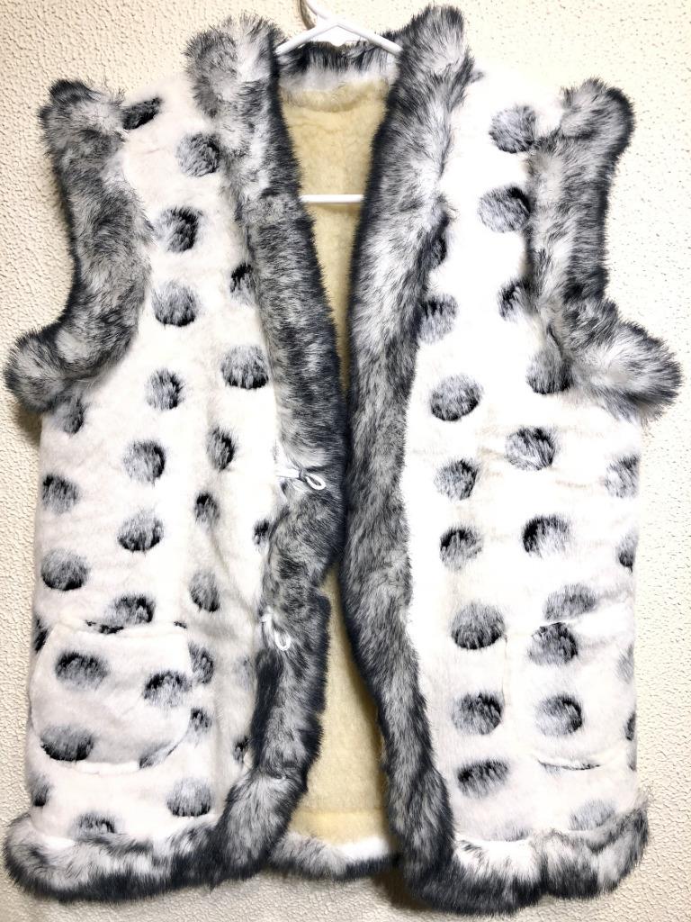 Women Vest Jacket Coat Sleeveless Super Warm Sheepskin Sheep Wool Winter Soft