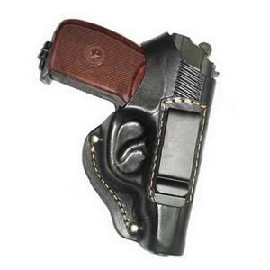 Holster Makarov PM MP654k Leather Case Gun Belt Concealed Carry Pistol Black