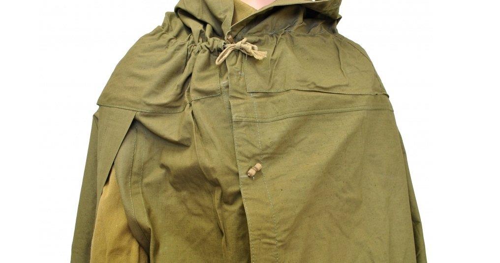 Military Russian Army Soviet Soldiers Cloak Tent Poncho Hooded Rain ...