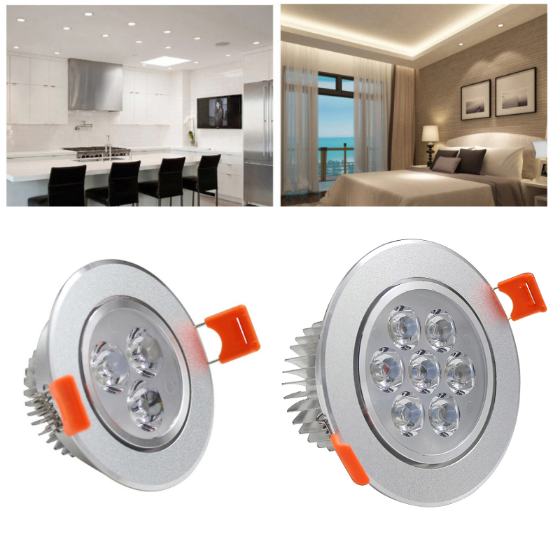3-30x Dimmbar 3W 5W 7W LED Einbaustrahler Spot Deckenleuchte Kaltweiß