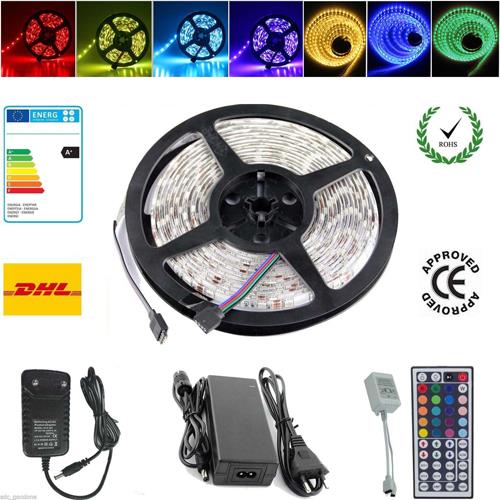 1m-30m LED 5050 SMD RGB Leiste Streifen Band Lichtband ...