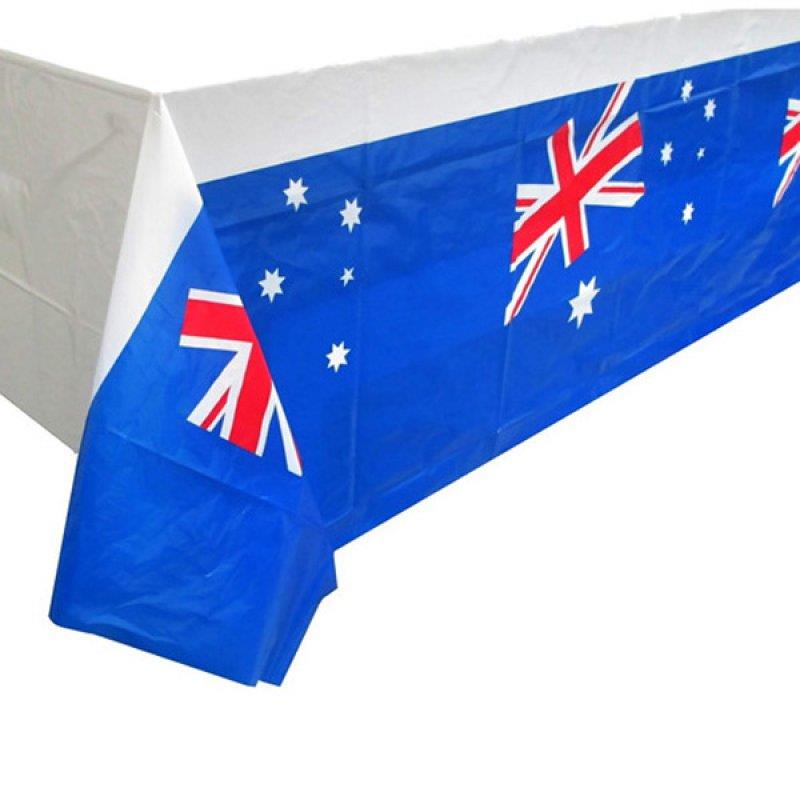 Australia Day Party Pack Plates Cups Table Cover Banners Glow Stick & Roo Tape - Picture 9 of 12