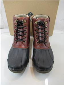 NEW NO BOX SZ 13 Sperry Top Sider Avenue Duck Boot Waterproof Amaretto Snow Boot Men main image 4