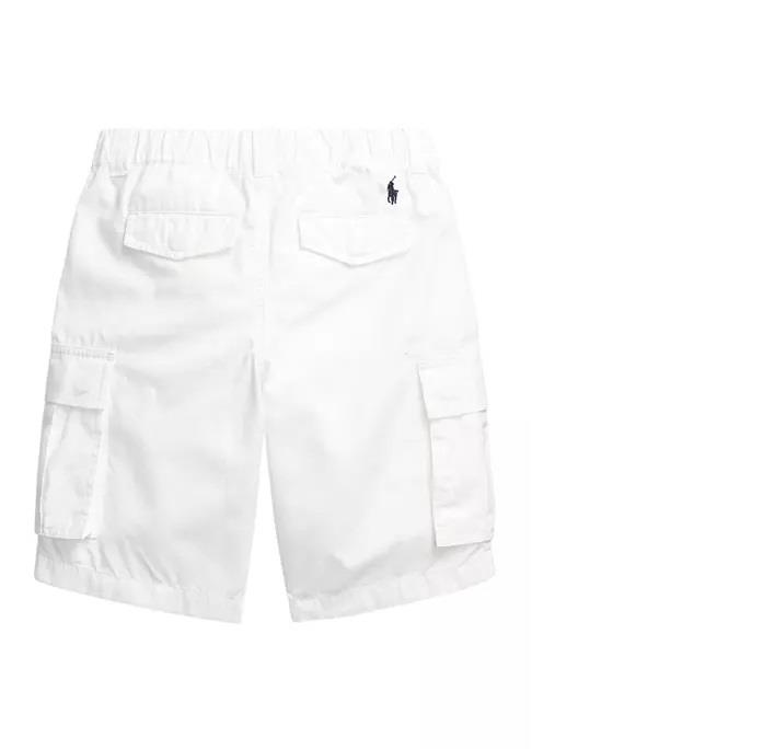 NWT Polo Ralph Lauren White Big Boys Cotton Ripstop Cargo