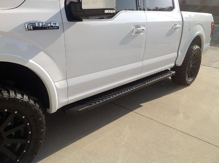 For 1520 Ford F150 6" Crew Cab Black OE Style Nerf Bar Running Boards