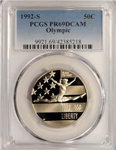 1992 - S Commemorative Half Dollar - Olympic - PCGS PR69DCAM | eBay
