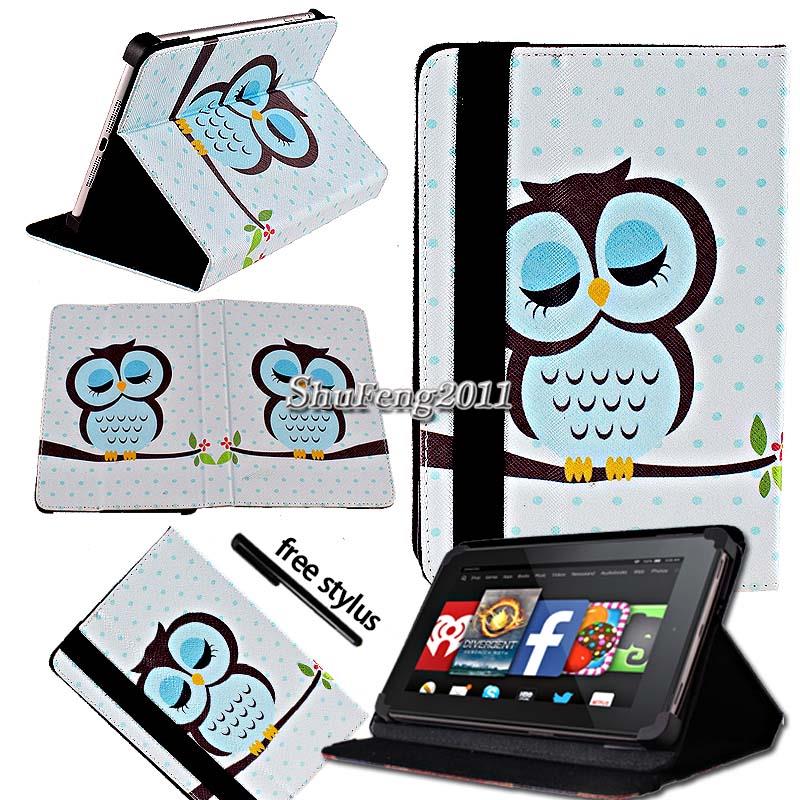 For Various Amazon Kindle Fire 7 inch Tablet FOLIO LEATHER STAND CASE