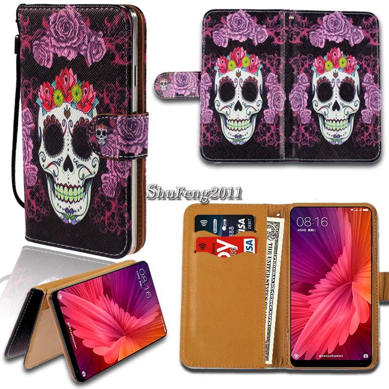 Leather Stand Wallet Cover Case For Xiaomi Mi 9/Mix 3/Play Redmi Go/Note 7