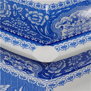 Pr Spode Blue Italian Floral Ginger Jar Signature Collection