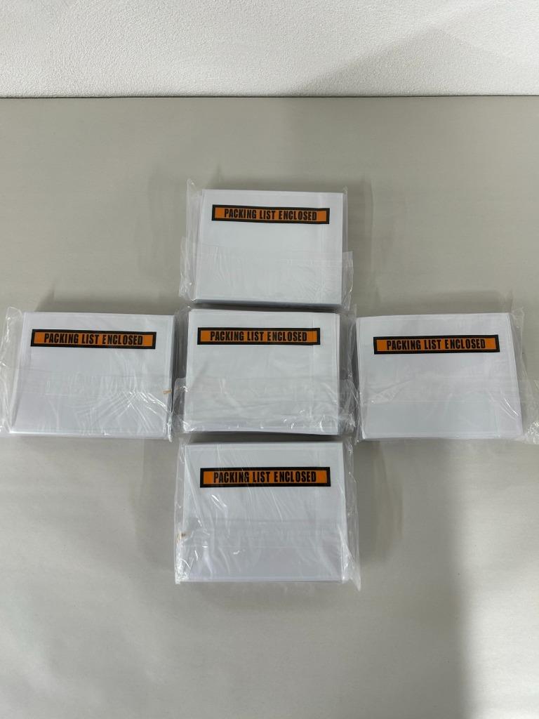 100-6000 Orange Packing List Envelope Pouches 4.5 X 5.5 - Picture 4 of 6