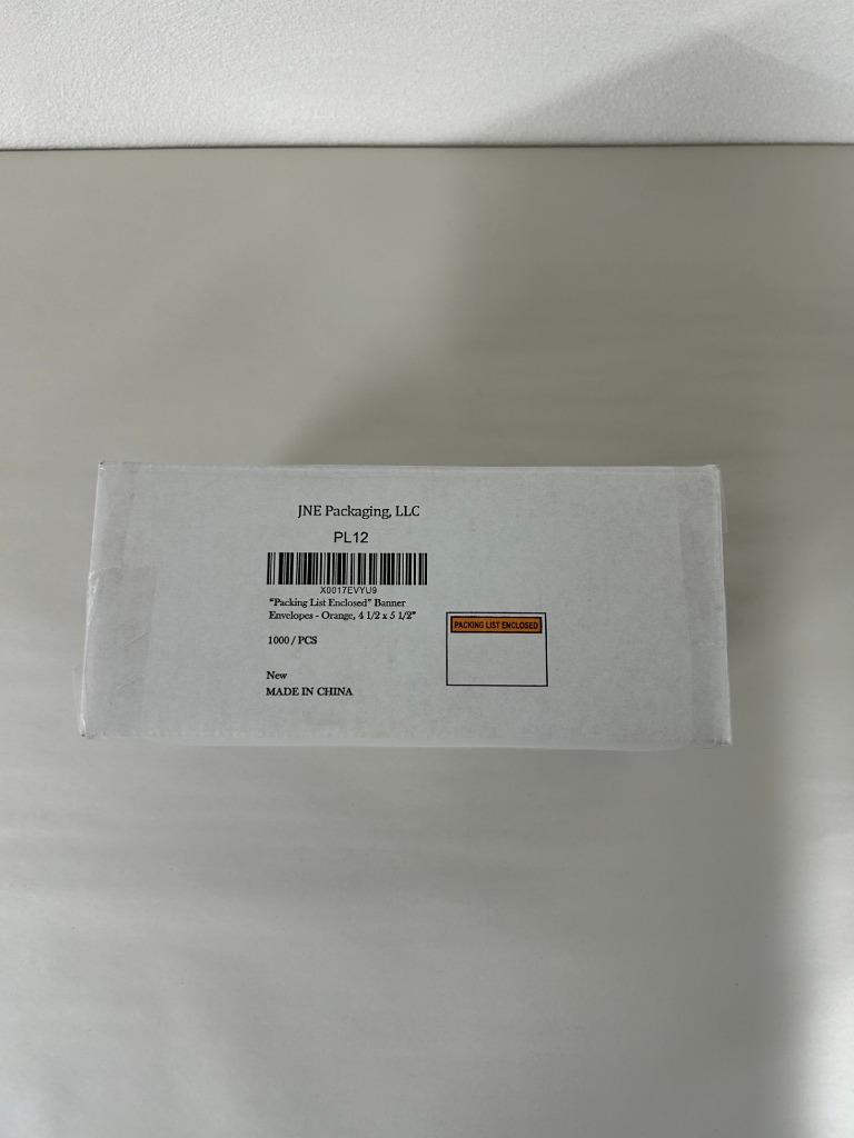 100-6000 Orange Packing List Envelope Pouches 4.5 X 5.5 - Picture 5 of 6