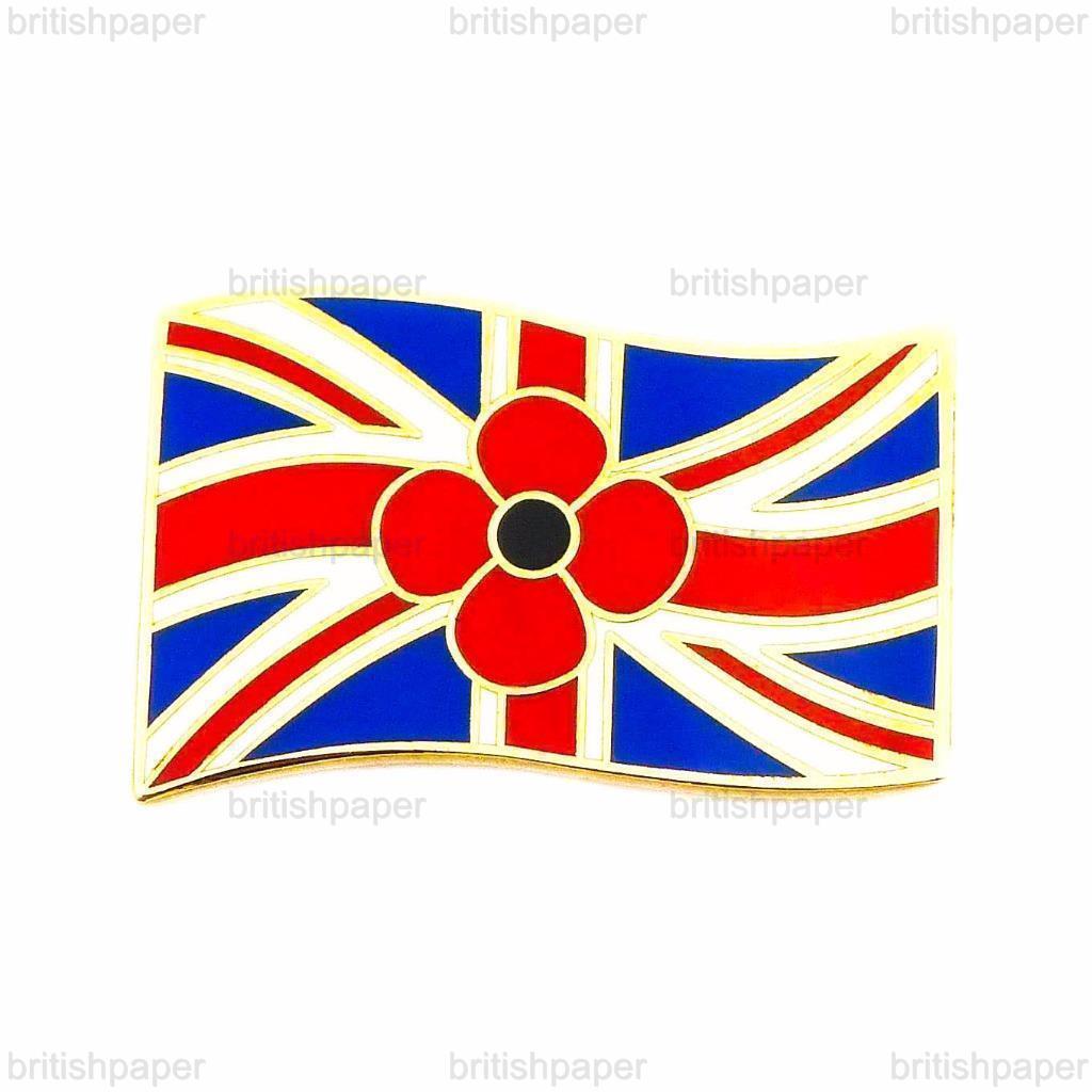 BRITISHPAPER NEW SOLDIER FLAG POPPY LAPEL PIN BADGE 2018 COLLECTION ENAMEL METAL PINS BADGES ARMY ELIXIR77UK