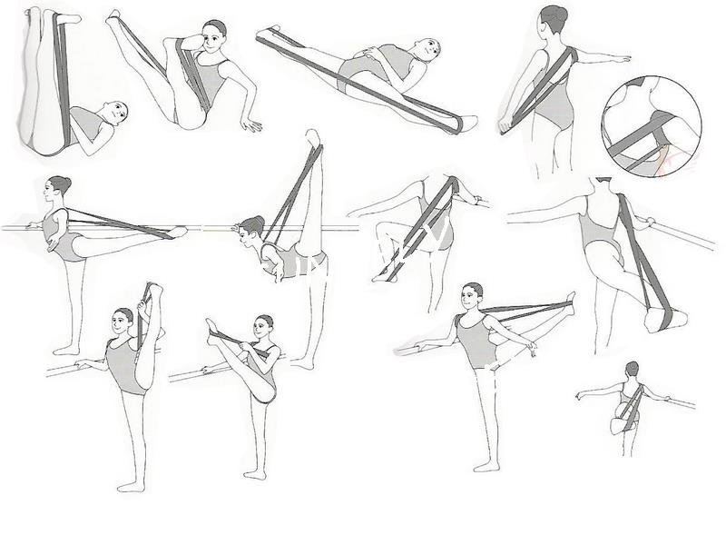 NEW Stretch Strap Relax Ballet Band for Dance Gymnastics Training
