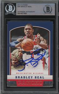 2012 Panini BRADLEY BEAL signed ROOKIE card #291 Wizards