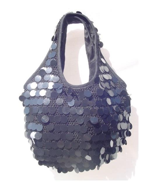 sequin hobo bag