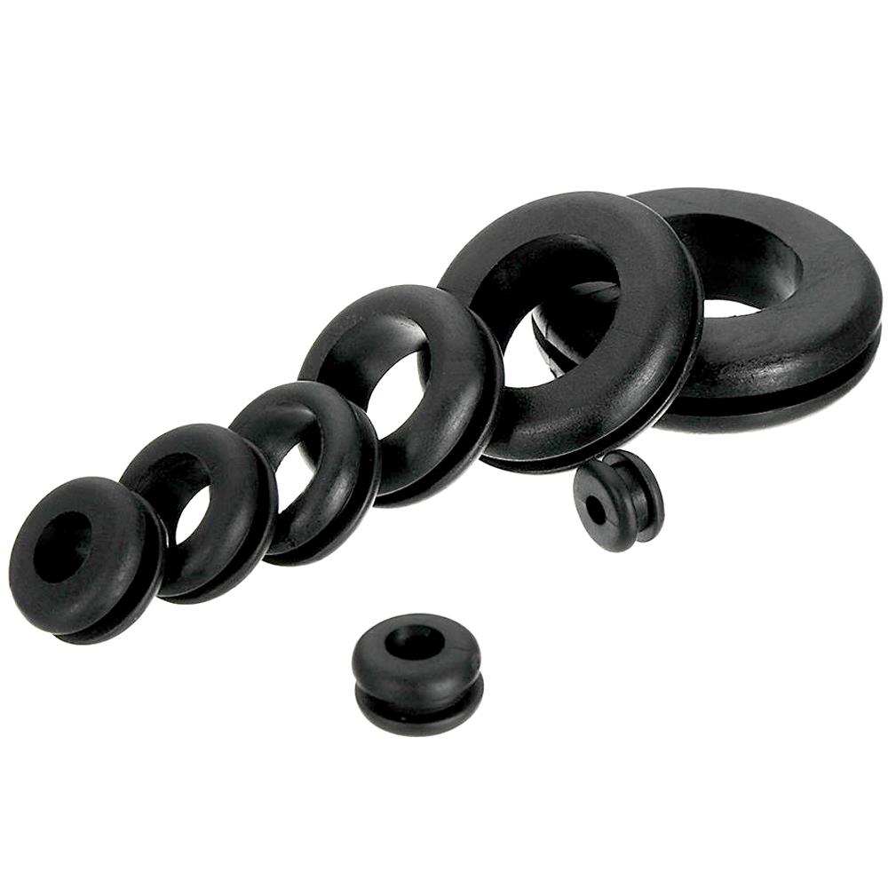 DSL 200PCs Rubber Grommets Blanking Open/Closed Blind Grommet Set