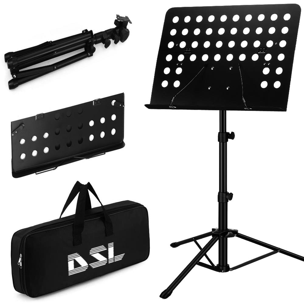 DSL Heavy Duty Orchestral Music Stand Folding Adjustable Sheet Stand