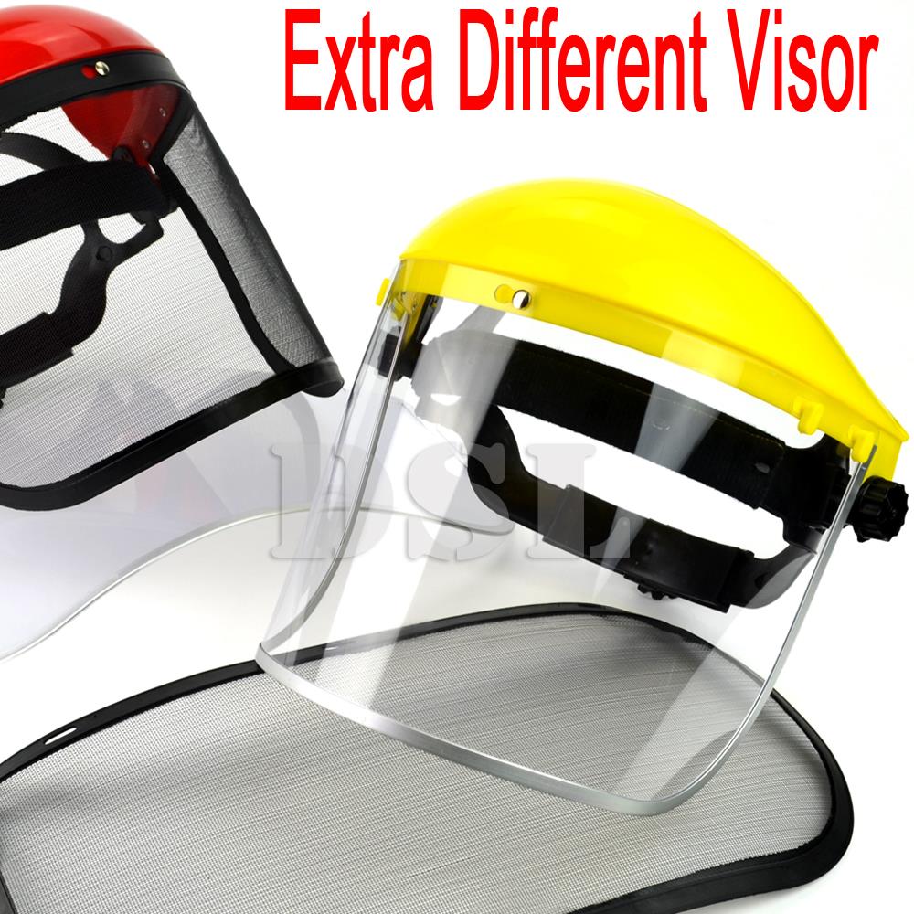 Clear + Mesh Full Visor Flip Up Face Shield Screen Safety Mask Eye