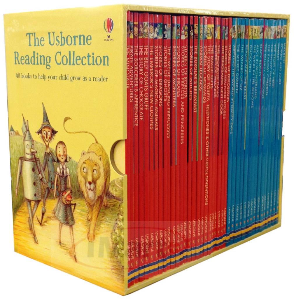 The Usborne Reading Collection 40 Children Books Set boxset Learn to