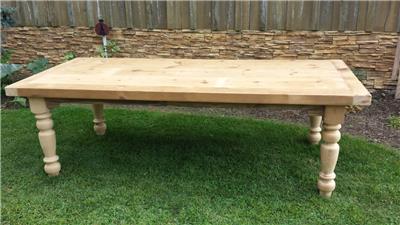 Farmhouse Table Legs Unfinished Wood Table Legs Farm Table Legs