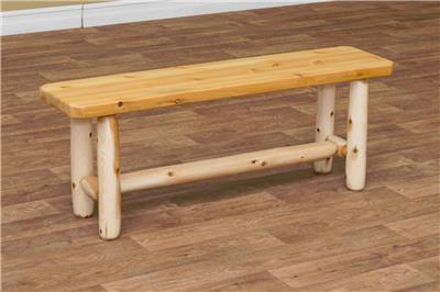 Farmhouse Bench Log Bench Farm House Bench Farm Bench Rustic Cedar Bench 4 Ebay