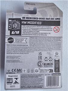 2024 Hot Wheels 82/250 HTB70 '89 Mercedes Benz 560 SEC AMG