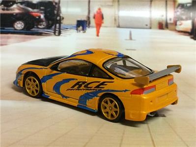 1995 95 Mitsubishi Eclipse Fast & Furious Street Racer 1/64 Scale
