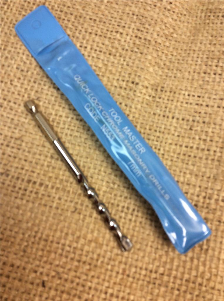 CLEARANCE LINE 6 or 7mm MASONRY DRILL BIT ON HEX SHANK FOR ...
