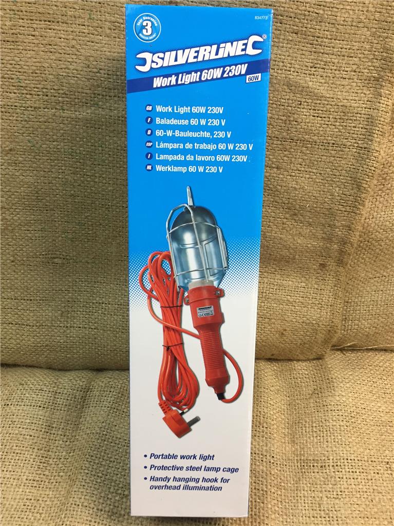 Silverline 834773 Work Light 60 W 60 W 240 V