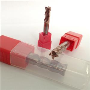 KLOT HRC60 TiCN Coated Solid Carbide End Mill 6mm-10.5mm 4-Flute 50-200mm CNC