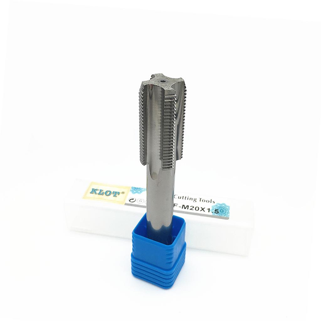 KLOT 5pcs HSS Plug Tap Fine Thread M15*1 Straight Flute Machine Metric Screw