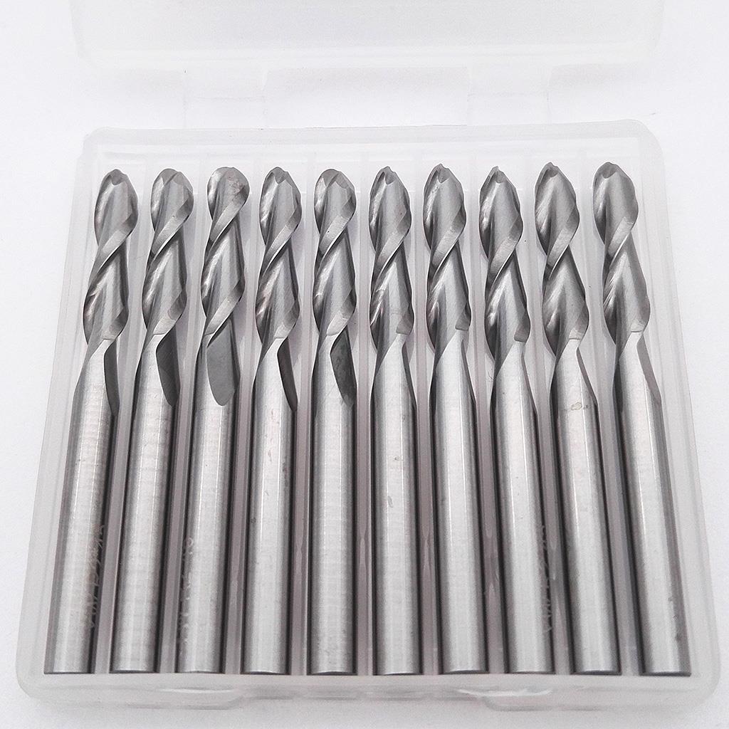 HRC55 Ball Nose Solid Carbide End Mill R1.5mm-R10mm For 2 Flute Milling Cutter
