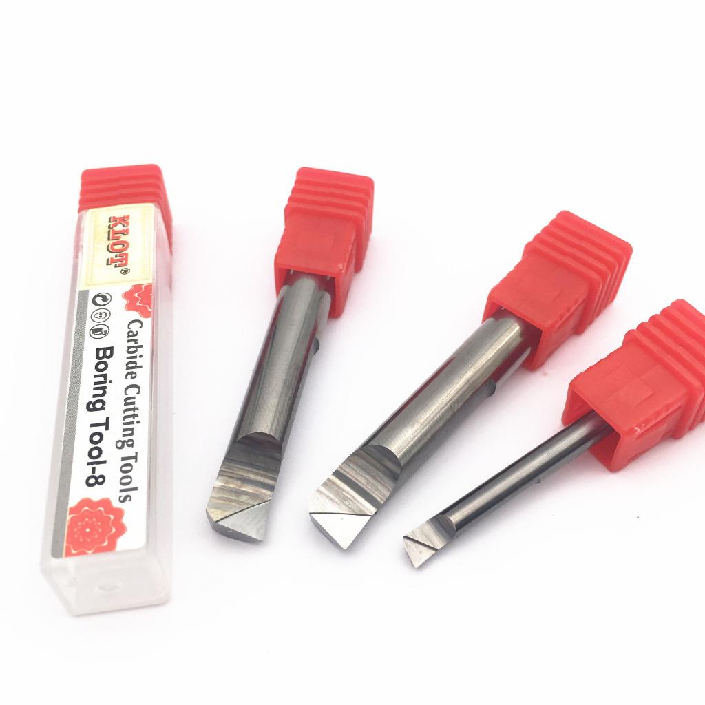 KLOT HRC55 Dovetail Milling Cutter Solid Carbide End Mill 2mm-20mm 45°60°75° CNC