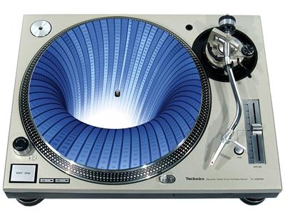 Slipmat Slip Mat Scratch Pad Felt for any 12 LP DJ Vinyl Turntable Record Player Custom Graphical Kaleidoscope 2 