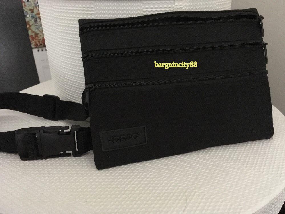 Korjo Belt Bag Waist Money Bag Travel Wallet3 Ample Zippered