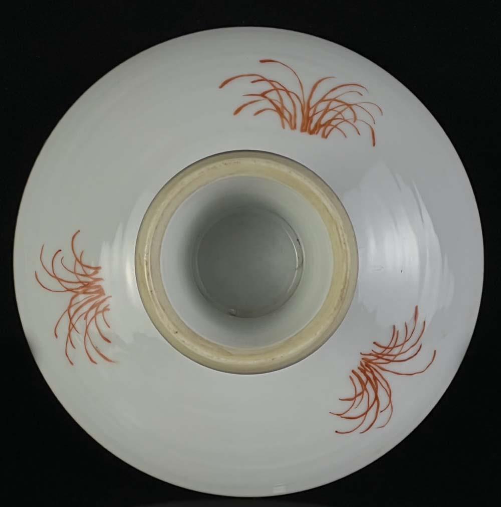 PAIR OLD RARE CHINESE FAMILLE ROSE HIGH DISH (WX346) | eBay