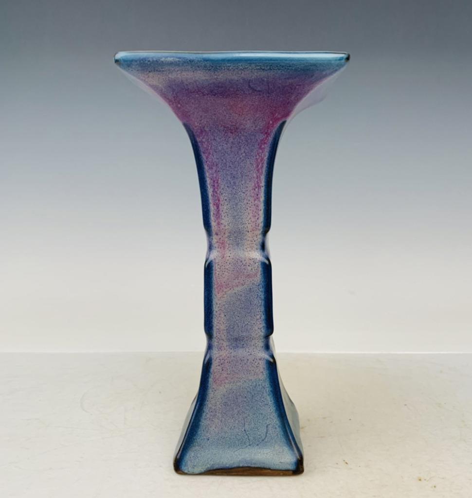 ラウンド  CHINESE OLD HANYUANDIAN GU FLOWER KILN JUN GLAZE JUN MARKED ピンズ・ピンバッジ・缶バッジ